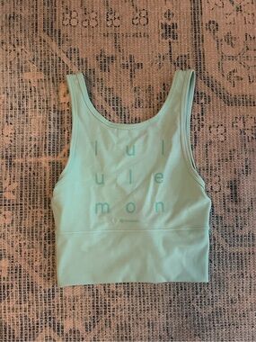 Lululemon Mint Green Athletic Tank size 4